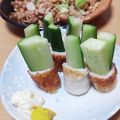わかポン☆'s cooksnap of when they made ちくわの食べ方‼カラシマヨネーズでどうぞ.
