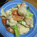 M130018's cooksnap of when they made チキンとトマトのフライパンチーズ焼き.