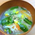 ちーまぐ's cooksnap of when they made 野菜がたっぷり食べられる✿中華にゅうめん.