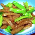 ましまろう♪'s cooksnap of when they made こんにゃくとピーマンのきんぴら.
