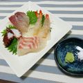 Laufen's cooksnap of when they made *お塩とわさびで食べるお刺身*.