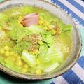 まぶたん's cooksnap of when they made レンジで！塩バターコーンラーメン.