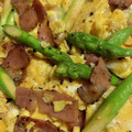 パラダイスウォーカー's cooksnap of when they made アスパラとソーセージの卵炒め.