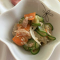 ほあちん's cooksnap of when they made わが家の酢の物　新玉ねぎ入り.