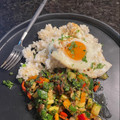 MariNellie's cooksnap of when they made 茄子とひき肉のエスニック炒めのっけごはん.