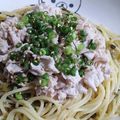 マヨビーム's cooksnap of when they made ランチに♪冷しゃぶ高菜の冷製パスタ.
