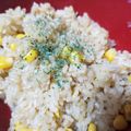issao's cooksnap of when they made カレーバターコーン混ぜご飯♫おにぎりでも.