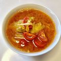 azbjbn's cooksnap of when they made キムチ&トマトと玉ねぎのお味噌汁.