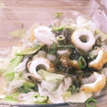 私市ビッキーズ津門巳's cooksnap of when they made レタスともずくの酢の物.