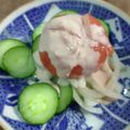 モンカー's cooksnap of when they made 丸ごとトマトサラダ＊東洋亭のような。。。.