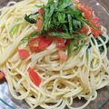 クックVM2KJQ☆'s cooksnap of when they made トマトとお茶漬けで！和風冷製スパゲッティ.