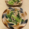 ピーナッツ子♪'s cooksnap of when they made 小松菜とエノキの塩麹ナムル.