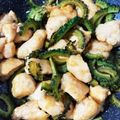 sato3★'s cooksnap of when they made ゴーヤーと鶏の甘酢炒め.