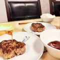 ♪ms♪'s cooksnap of when they made 卵アレルギー・卵抜きハンバーグ(^-^).