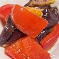 しましまもっぷ's cooksnap of when they made やみつき　トマトとなすのおつまみマリネ.