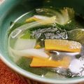 蜂蜜きなこ's cooksnap of when they made 鶏のゆで汁でチキンスープ.