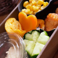 やーヤ's cooksnap of when they made お弁当に ♬ 簡単きゅうりの飾り切り♡.