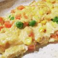 ヒロ妻1010's cooksnap of when they made ●ミックスベジタブルin♪チーズ卵焼き●.