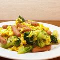 horseland's cooksnap of when they made (σ・∀・)σ「ポークビッツ」の炒り玉子.