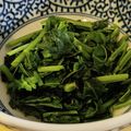 のりの✰りよ's cooksnap of when they made モロヘイヤのからし和え.
