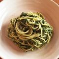 珍獣使い's cooksnap of when they made 春菊とゴマの和風ジェノベーゼパスタ.