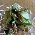 ☆stella's cooksnap of when they made 鶏ときゅうりとワカメの和え物(韓国風).