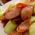 MULA's cooksnap of when they made 長ネギとウィンナーの味ポン炒め.