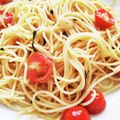 ななぱんた's cooksnap of when they made トマトと赤唐辛子にんにく青じそパスタ.