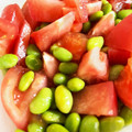 67luna's cooksnap of when they made ひんやり！枝豆とプチトマトの白だし浸し♪.