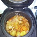 汰ママ's cooksnap of when they made 肉じゃがキムチ煮.