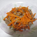 きらり流れ星's cooksnap of when they made 人参のそぼろ炒め.