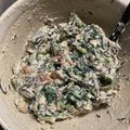 なお321's cooksnap of when they made うす揚げと春菊の白和え.