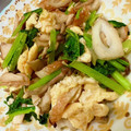 クックWHCYV3☆'s cooksnap of when they made 小松菜とちくわの炒め物.