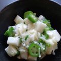 TYSK's cooksnap of when they made 長いもとオクラの和えもの＊わさび風味.