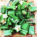 necosuke23's cooksnap of when they made オクラのおかかポン酢和え★.