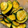 りりぱっとりん's cooksnap of when they made ズッキーニの漬物♥にんにく醤油漬け☆簡単.