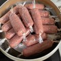 クックD1746J☆'s cooksnap of when they made 犬用☆鶏ムネ肉とレバーのソーセージ♡.
