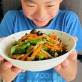 Kenちゃんねる's cooksnap of when they made 人参しめじピーマンのきんぴら.