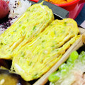 U☆kaoru's cooksnap of when they made あおさと揚玉の玉子焼き.