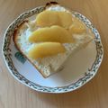 クックあさみちゃん's cooksnap of when they made 桃とヨーグルトのトースト.