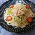 issao's cooksnap of when they made 野菜たっぷり糀甘酒の冷やし白湯風そうめん.