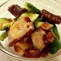 mammy_co's cooksnap of when they made 驚愕レシピ 叩き胡瓜とタコの豆板醤あえ物.