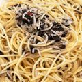 janqoo's cooksnap of when they made ★れぽ350★簡単♪シラスと海苔のパスタ.