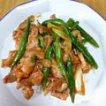 クックJOEさん's cooksnap of when they made 10分で！豚こまとインゲンの照り焼き♪.