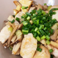 白虎野の娘's cooksnap of when they made 簡単！節約＊鶏胸肉と厚揚げのネギ塩炒め.
