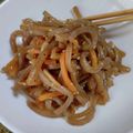 まゆみきママ's cooksnap of when they made つきこんにゃくと人参のきんぴら.