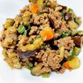 ♪なっぺ♪'s cooksnap of when they made カフェ風♪なすとピーマンの甘辛肉味噌丼.