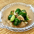 お料理ニャロメ's cooksnap of when they made ヘルシー♡ささみと胡瓜の中華和え♡.