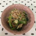 puniＫ's cooksnap of when they made *小松菜となめこの塩麹和え*.