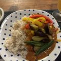 ちゃおわん's cooksnap of when they made 夏野菜とひき肉の彩り☆トマトカレー.